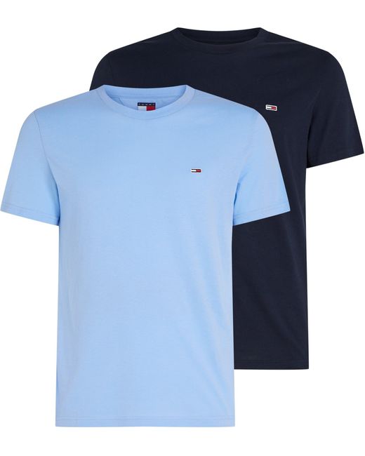 Tommy Hilfiger TJM Xslim 2pack Jersey Tee EXT Dm0dm20687 Andere Oberteile in Blue für Herren