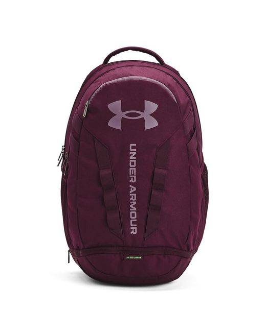 Under Armour Purple Ua Hustle 5.0 Backpack for men