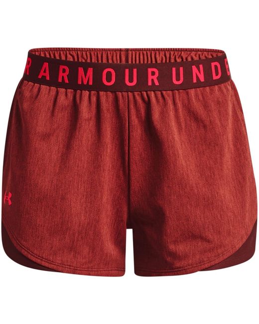 Under Armour Play Up Twist Shorts Chestnut Red Xs