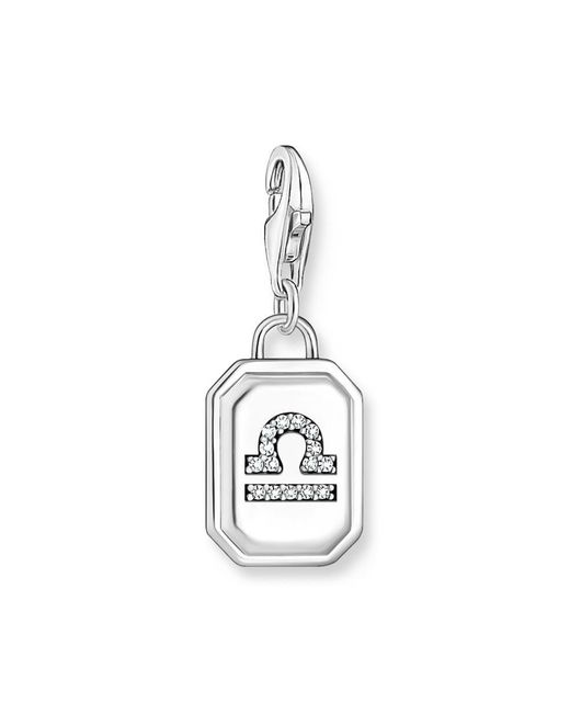 Thomas Sabo Metallic Charm 925er Silber Zirkonia One Size Waage 32028199