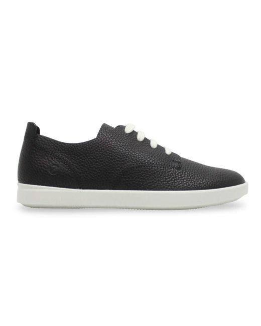 Leisure 205133 Baskets en cuir pour femme Ecco en coloris Black