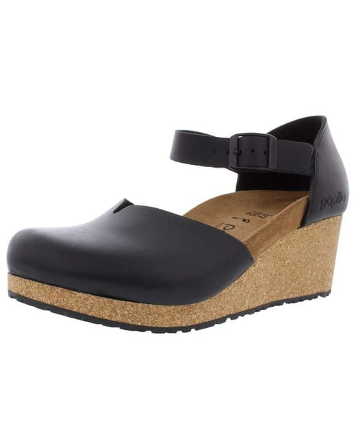 Birkenstock Black Papillio By Mary Wedge Sandal