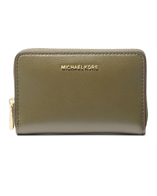 Jet Set Piccolo Zip Around Card Case Donna di Michael Kors in Green