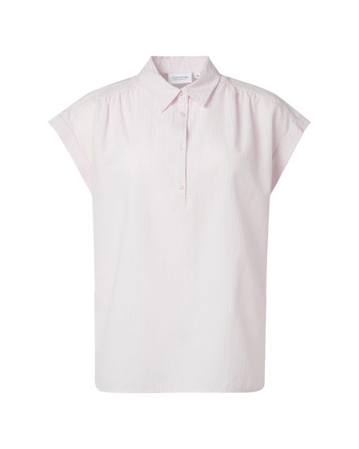 Comma, Pink Bluse ärmellos