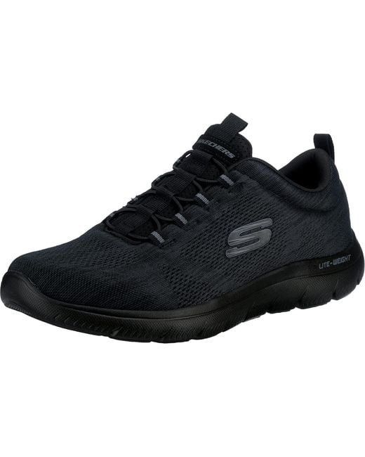 Skechers Black Summits Louvin Slipper