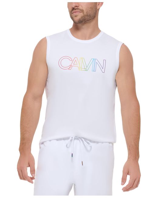 Calvin Klein White Cb2hjy62-wht-small Rash Guard Shirt for men