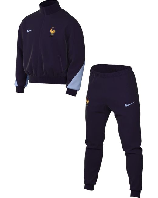 France Herren Dri-fit Strike TRK Suit K Chándal Nike de hombre de color Blue