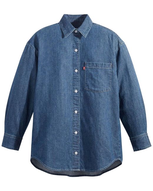 NOLA-Maglietta Oversize Oversized Shirt di Levi's in Blue