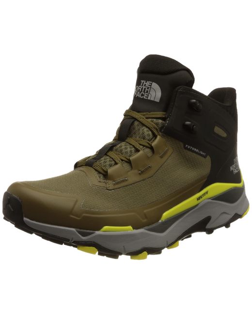 The North Face Brown Military Olive Tnf Black 0 Nf0a4t2u Vectiv Exploris Mid Futurelight Track Shoe for men