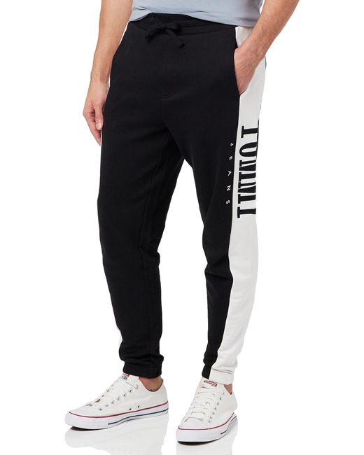 Tommy Hilfiger TJM Serif Block Sweatpants Trainingshose in Schwarz für  Herren | Lyst DE