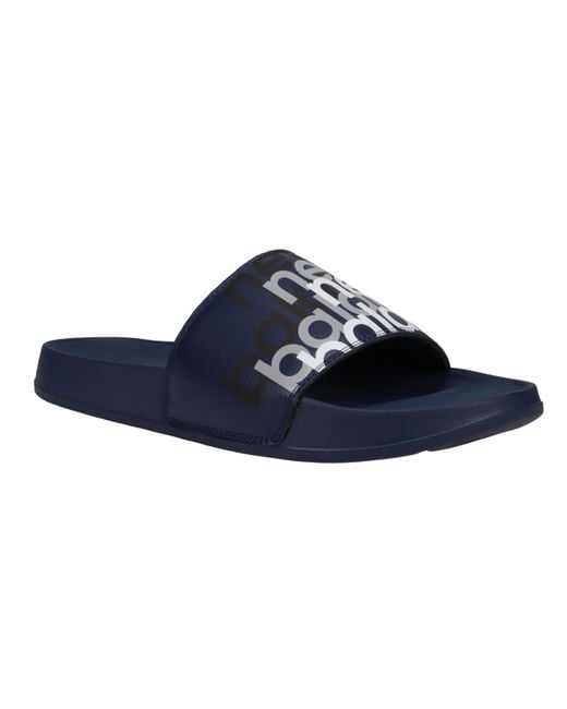 New Balance Blue Slide Sandal for men