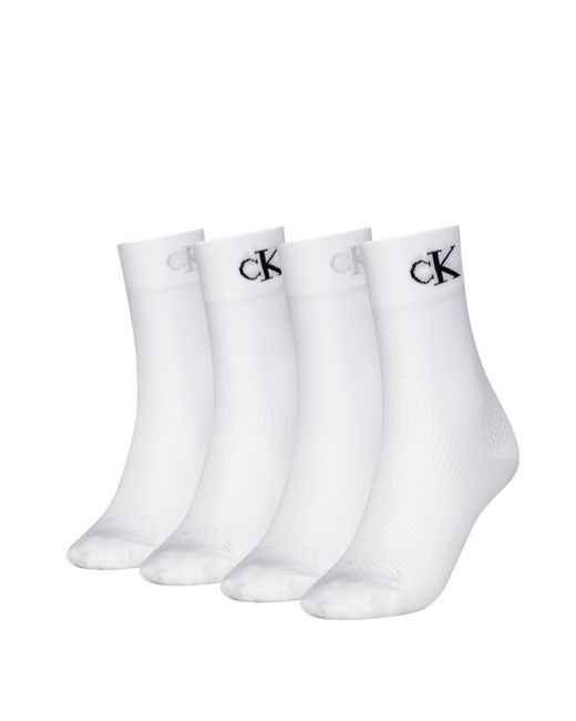 Calvin Klein White Classic Socks