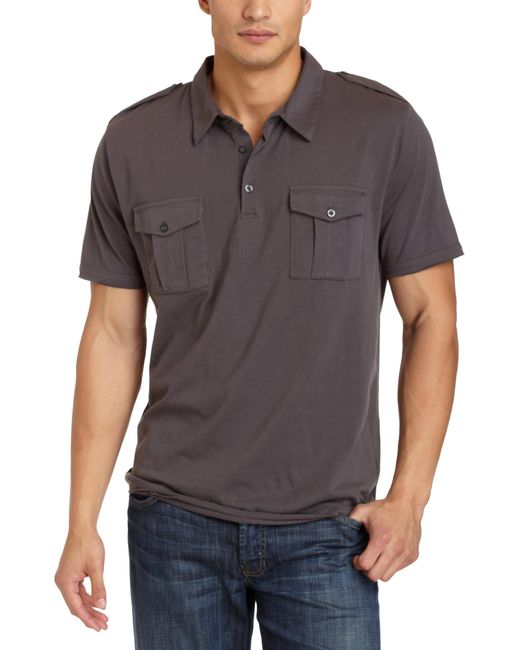 French Connection Gray Men's Surplus Polo - Grey for men