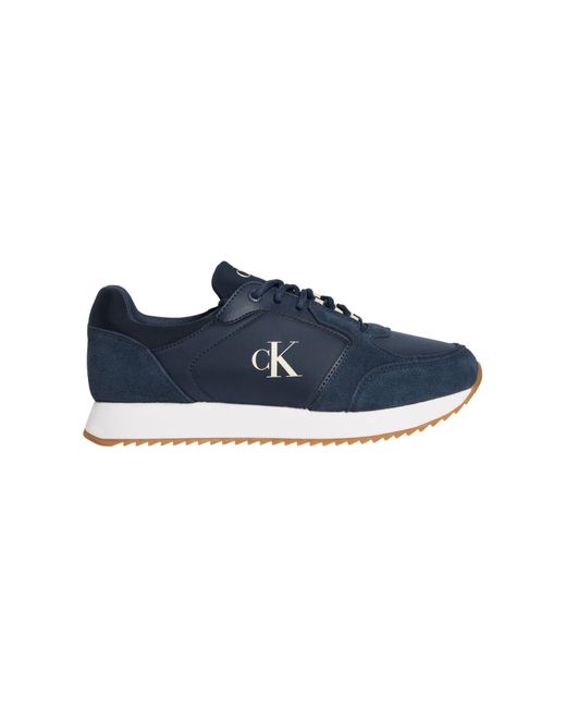 Retro Runner Sock Lace Up NY-su Ym0ym01326 di Calvin Klein in Blue da Uomo