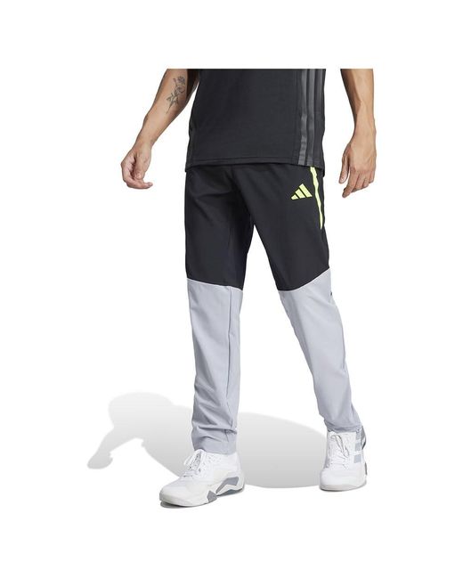 Adidas Gray S Tech Apparel Track Joggers Black L for men
