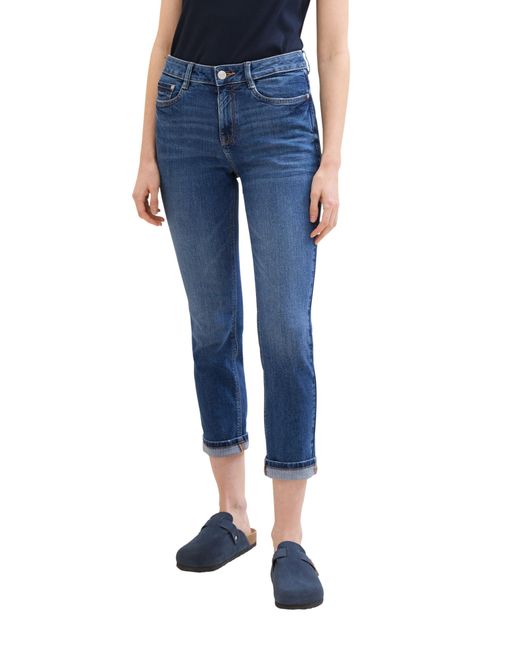 Tom Tailor Blue Kate Cropped Jeans