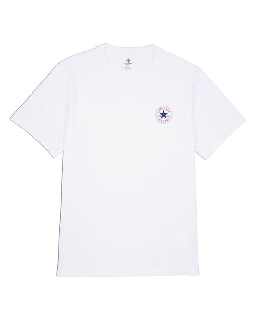 T-Shirt Go-To Mini Patch Bianca Taglia XXL Codice 10026565-A01 di Converse in White