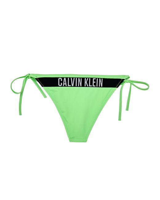 Calvin Klein Green String Side Tie Seitliche Schnürung
