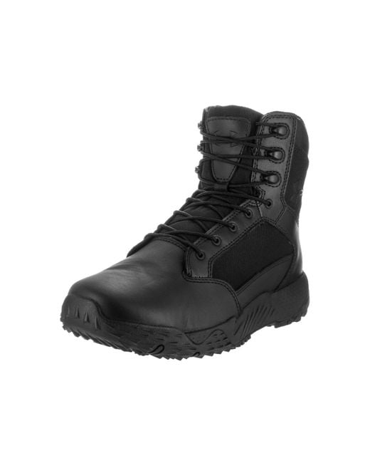 Under Armour Black Stellar Tac 2e Military And Tactical Boots for men
