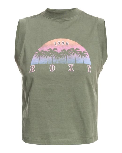 Roxy Green High Neck Vest Top for - Tanktop mit hohem Ausschnitt - Frauen - S