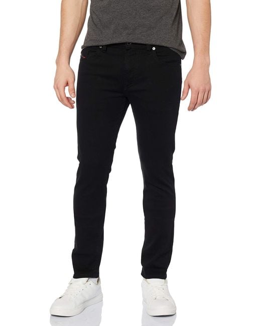 diesel black thommer jeans