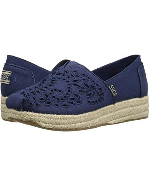 Skechers Blue Bobs From Highlights Flexpadrille Wedge