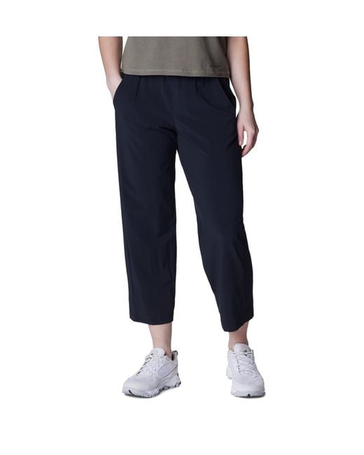 Columbia Blue Anytime Flex Capri Hiking Pants