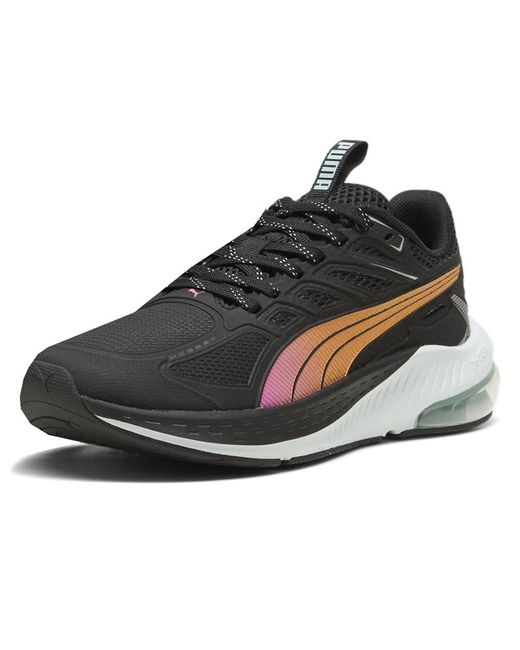 PUMA Womens Cell Lightspeed Running Sneakers Shoes - Black, Black, 7 Uk