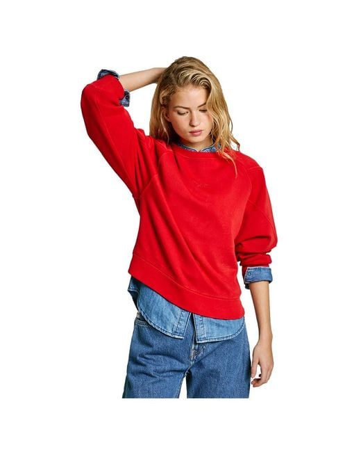 Pepe Jeans Red Reese Sweatshirt M