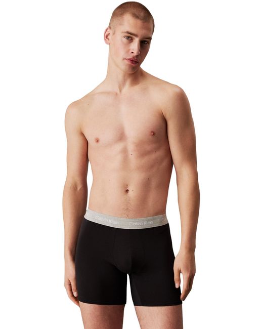 Calvin Klein Black 5 Pack Classic Boxer Briefs for men