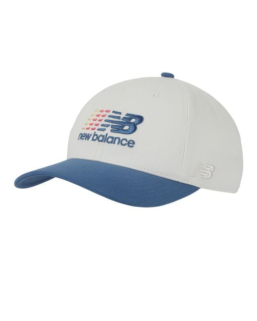 6 Pannelli Strutturati Atletica Multi Logo di New Balance in Blue