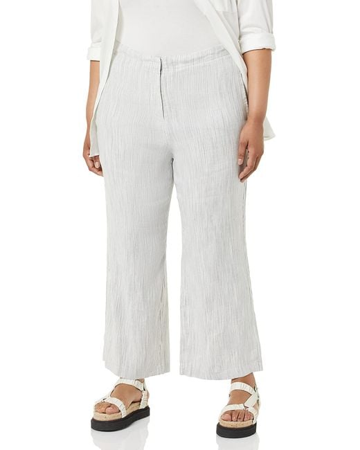 NIC+ZOE Nic+zoe Plus Size Rolling Dunes Wide-leg Pant in White - Save ...