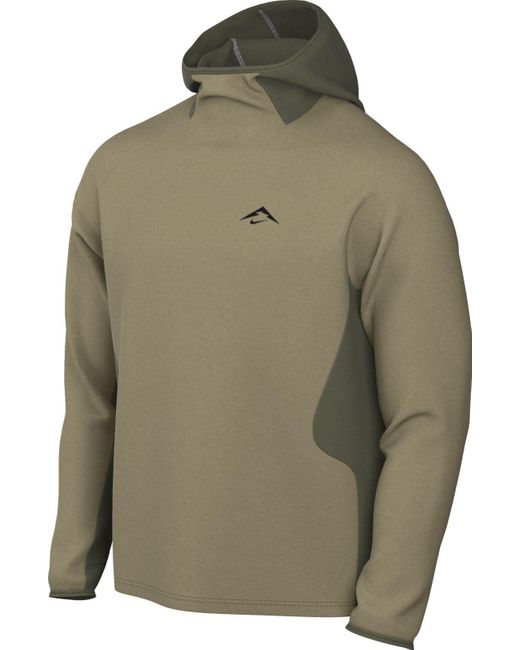 Nike Sweatshirt Dri-fit Uv Trail Long-sleeve Hd Top in het Green voor heren