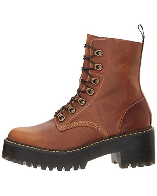 Dr. Martens Leona Orleans Fashion Boot, Butterscotch, 9 Medium Uk (11 Us)  in Brown | Lyst UK