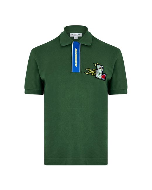 Lacoste S Plk Cro Polo Shirt Green L for men