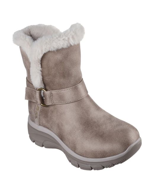 Skechers Gray Easy Going-dreamers Move-hands Free Slip-ins Ankle Boot