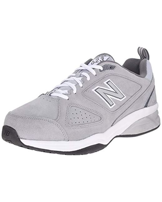 New Balance Gray 623 V3 Casual Comfort Cross Trainer for men