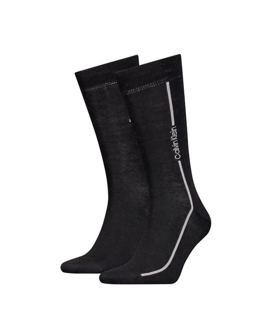 Calvin Klein Logo line Socks in Black für Herren