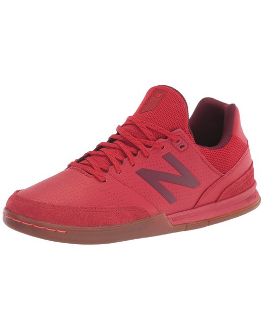 New Balance Synthetic Audazo V4 Pro Indoor Soccer Shoe in Red for Men ...