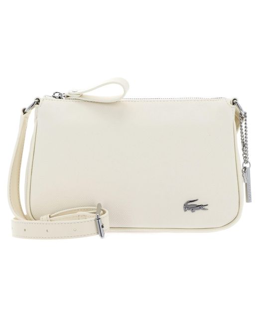 Daily Lifestyle Crossover Bag Bone White Lacoste