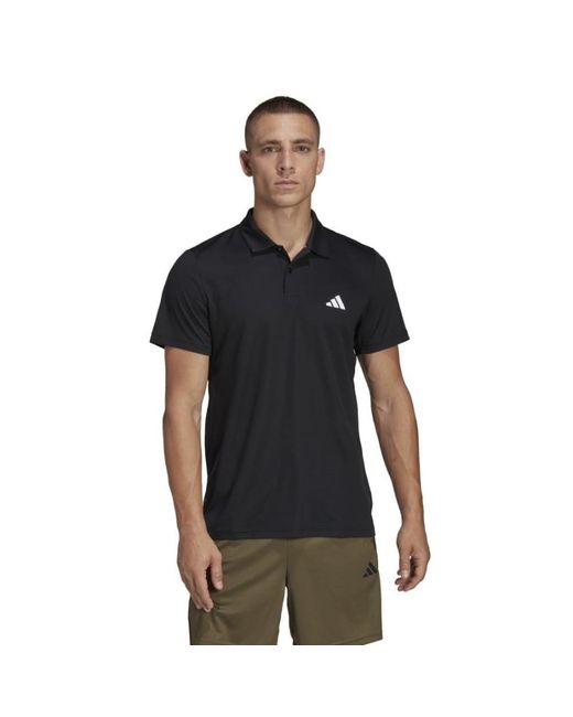 Polo Marque Modèle TR-ES Base Polo Adidas pour homme en coloris Black