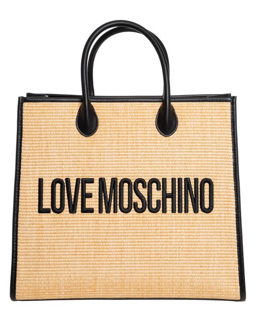 Tote bag Love Moschino en coloris Natural