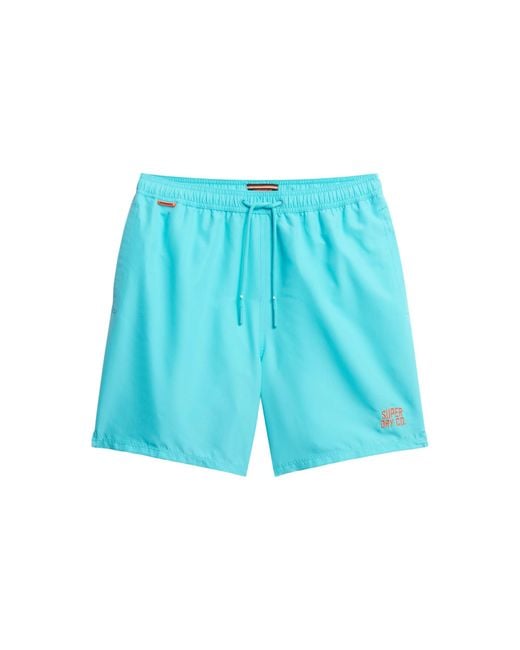 Short de bain Essential 17 s Superdry pour homme en coloris Blue