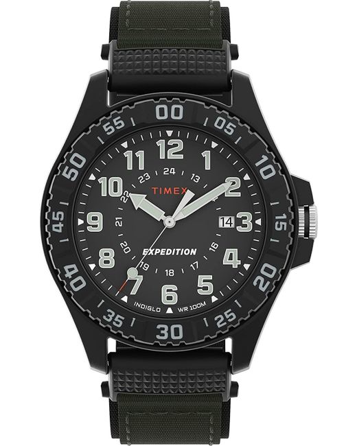 Timex Expedition Camper 42mm -Armbanduhr mit Stoffband TW4B26400 in Black für Herren