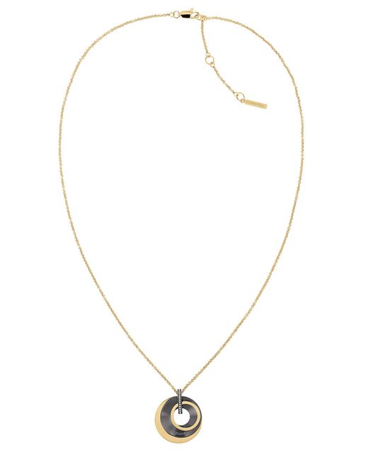 Calvin Klein Jewelry Pendant Necklace in Metallic | Lyst UK