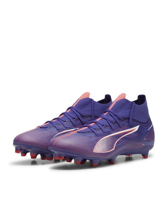 PUMA Purple Ultra 5 Match+ Fg/ag Soccer Shoe for men