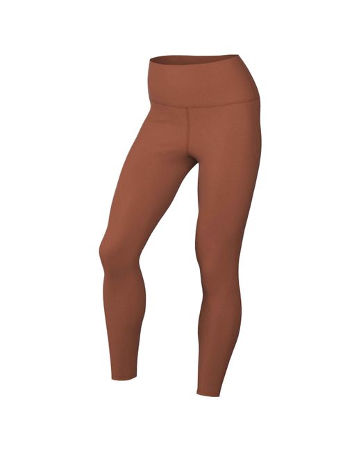Damen Dri-fit One HR 7/8 Tight Pantalón Nike de color Brown