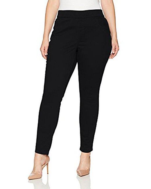 Bandolino Black Plus Size Thea Pull On Jegging