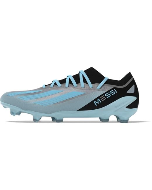 adidas X Crazyfast Messi.1 Flexible Ground Adult Soccer Cleats in Blue