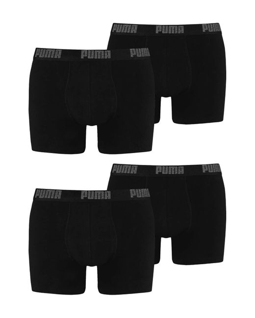 Basic Boxer da uomo nero XL di PUMA in Black da Uomo